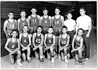 Monticello grade school basketball team, undated.